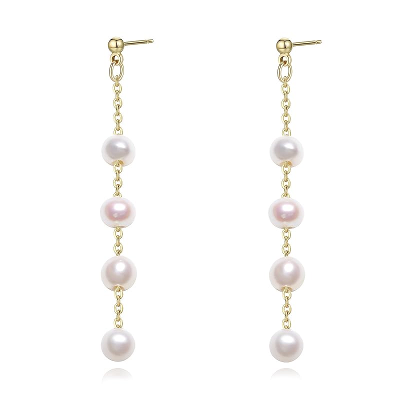 STJARNA genuine pearls dangling earrings ladies white freshwater pearl 6-7mm long earrings 14k gold handmade earrings present EP02
STJARNA genuine pearls dangling earrings ladies white freshwater pearl 6-7mm long earrings 14k gold handmade earrings present EP02