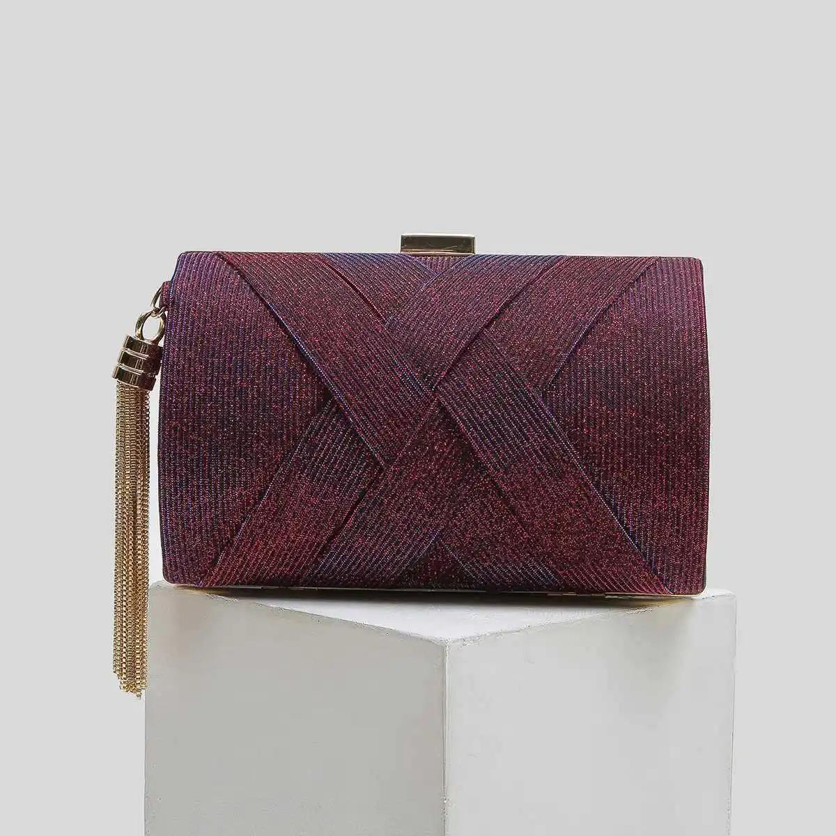 New Wallet Stylish Dinner Bag Evening Luxury Women Bridal Party Prom Golden Tassel Wedding Clutch Purse Shiny Handbag
New Wallet Stylish Dinner Bag Evening Luxury Women Bridal Party Prom Golden Tassel Wedding Clutch Purse Shiny Handbag