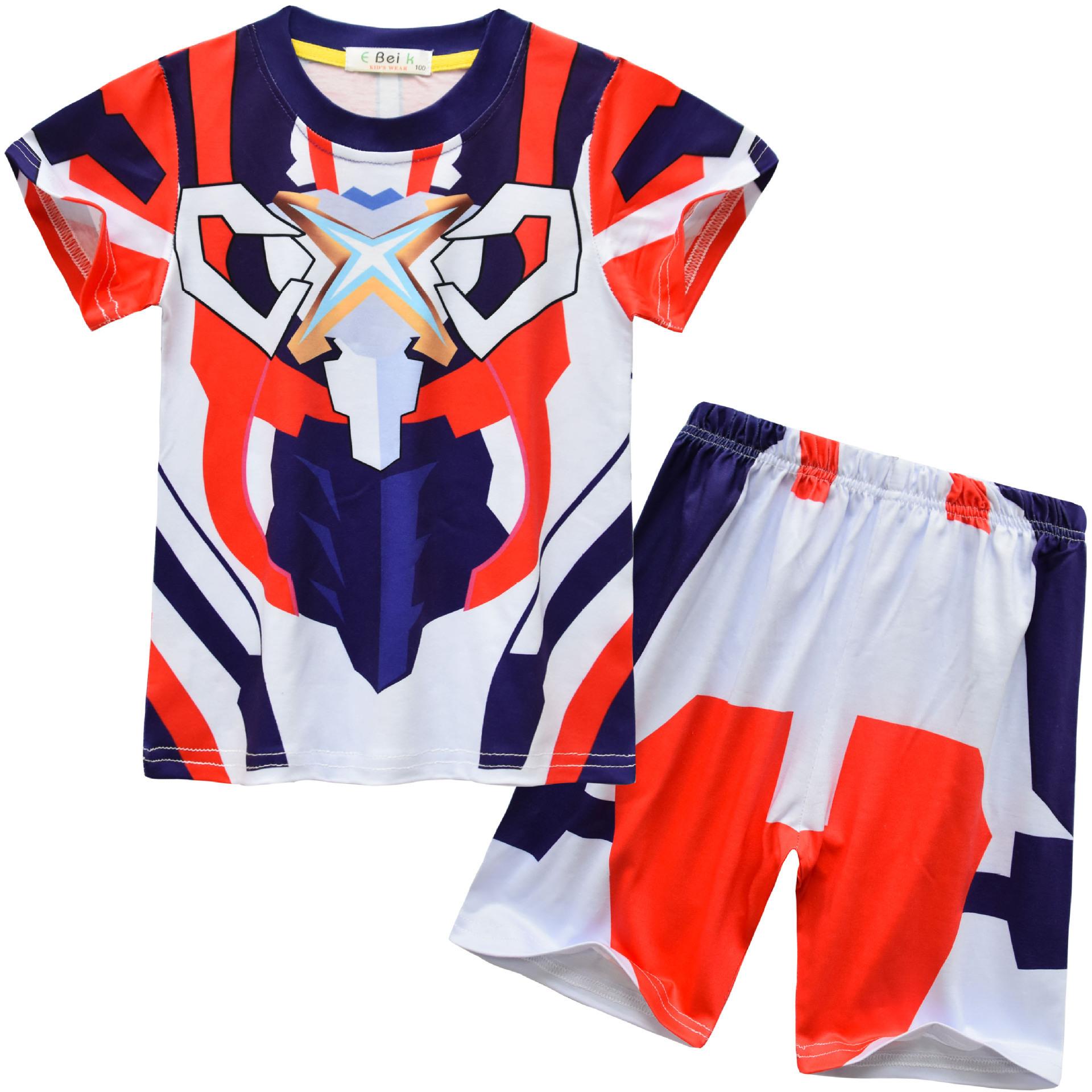 Children S Loungewear, Cartoon Digital Printing 100-140 Short-Sleeved Pajamas And Pants Two-Piece Set 91085 100
Children S Loungewear, Cartoon Digital Printing 100-140 Short-Sleeved Pajamas And Pants Two-Piece Set 91085 100