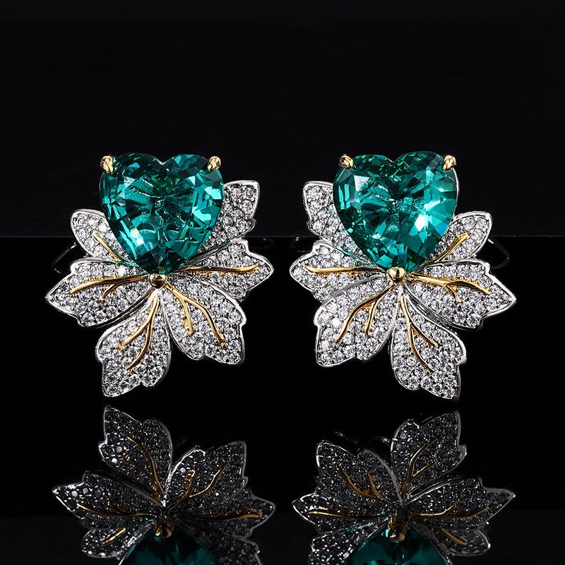 Серьги-иглы из серебра Huayei Jewelry, серьги с розовыми драгоценными камнями и кленовым листом, новые легкие роскошные серьги
Серьги-иглы из серебра Huayei Jewelry, серьги с розовыми драгоценными камнями и кленовым листом, новые легкие роскошные серьги