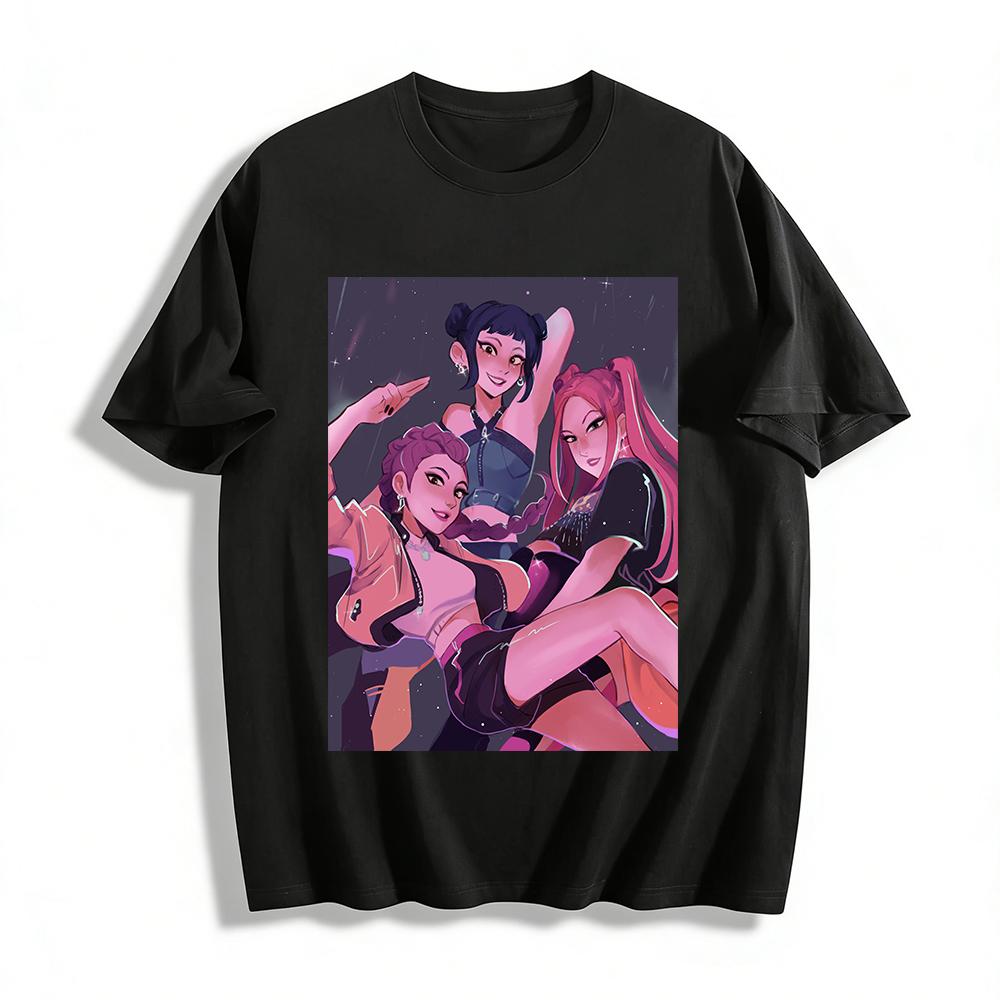 Cool Girl Group Print Short Sleeve T-shirt Unisex Street Style Loose Casual Trendy Top Pure cotton T-shirt XXS
Cool Girl Group Print Short Sleeve T-shirt Unisex Street Style Loose Casual Trendy Top Pure cotton T-shirt XXS