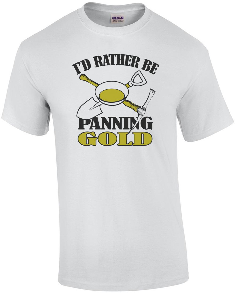I d Rather Be Panning Gold T-Shirt Unisex T-Shirt XXL
I d Rather Be Panning Gold T-Shirt Unisex T-Shirt XXL