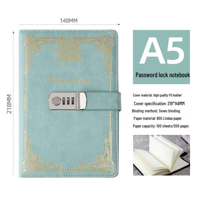 Европейский ретро-дневник на холсте: Записная книжка с безопасным паролем для студентов A5
Европейский ретро-дневник на холсте: Записная книжка с безопасным паролем для студентов A5