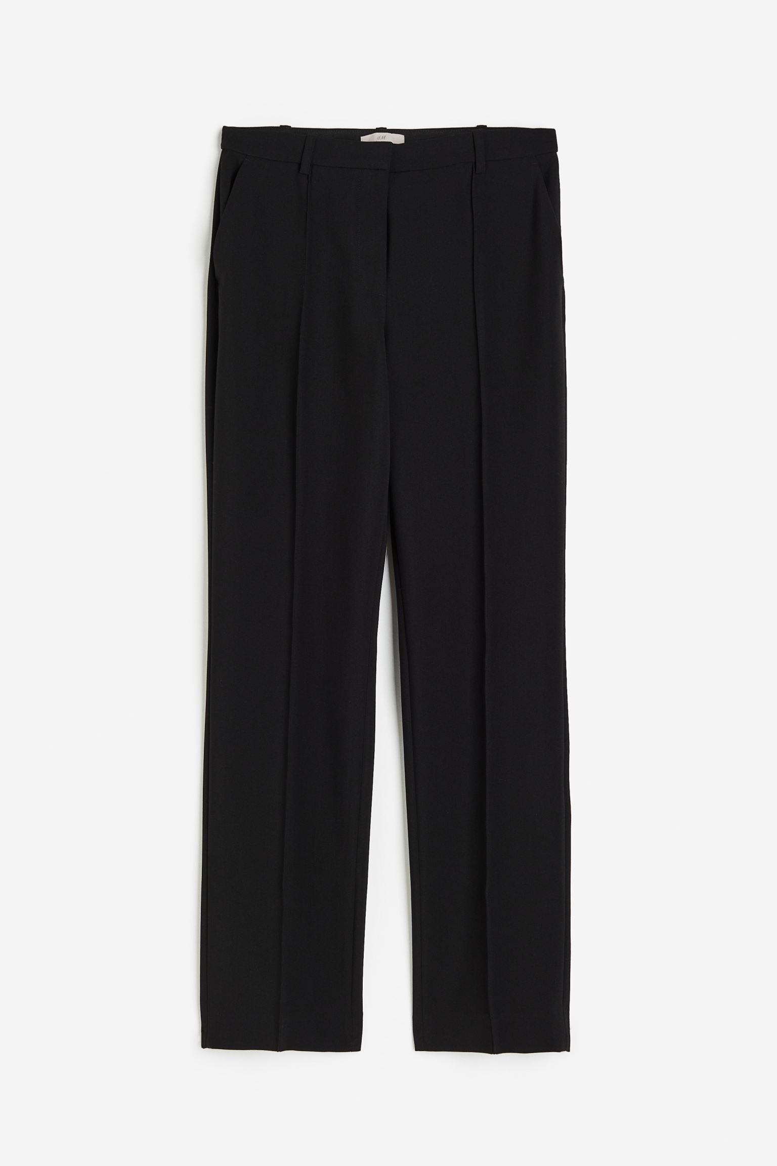 Crease-leg trousers