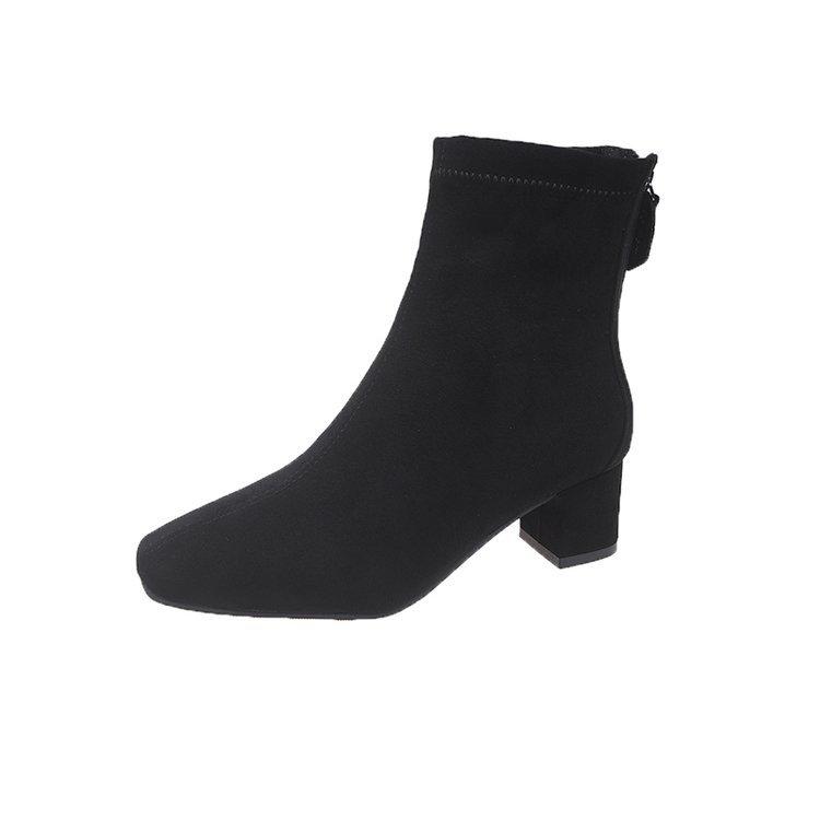European and American temperament fashion boots women s 2025 autumn and winter new square heel fashion medium boots rear zipper thin boots women 34 чёрный
European and American temperament fashion boots women s 2025 autumn and winter new square heel fashion medium boots rear zipper thin boots women 34 чёрный
