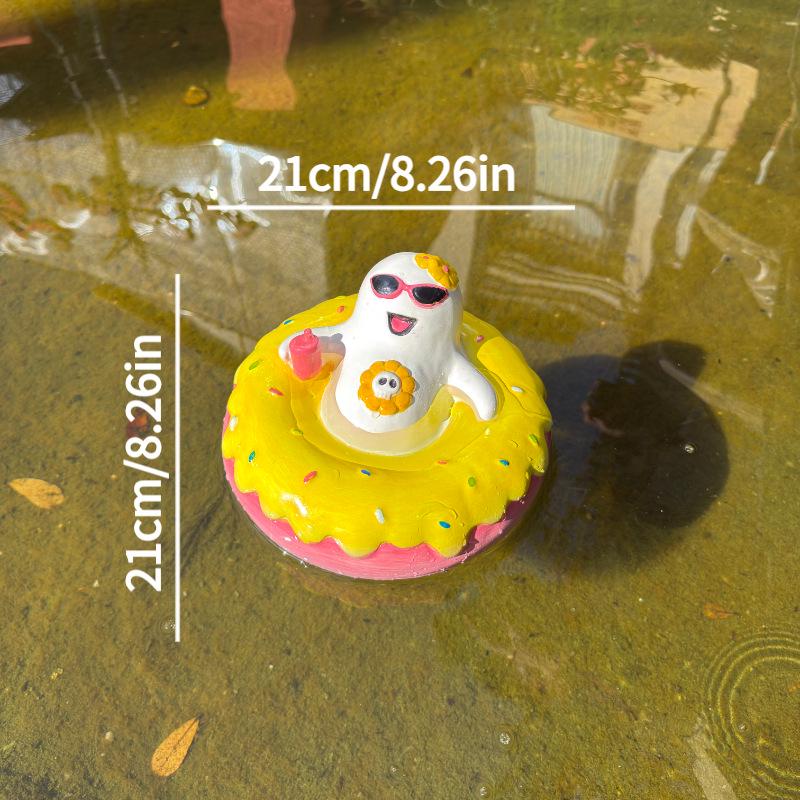 Cartoon Donut Ghost Floating Ornament for Fish Tank or Pool
Cartoon Donut Ghost Floating Ornament for Fish Tank or Pool