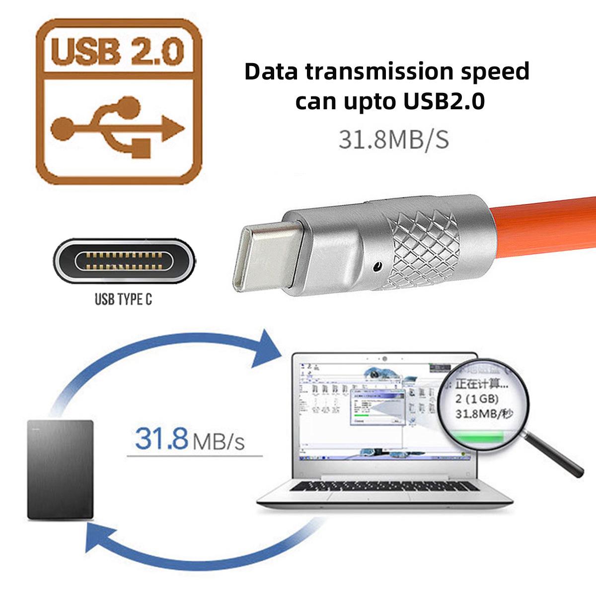 UC-003-0R-2.0M for iPhone 15 Series 2m USB Type C to USB-C 120W Fast Charge Cord Ultra Soft Liquid Silicone Data Cable Blue
UC-003-0R-2.0M for iPhone 15 Series 2m USB Type C to USB-C 120W Fast Charge Cord Ultra Soft Liquid Silicone Data Cable Blue