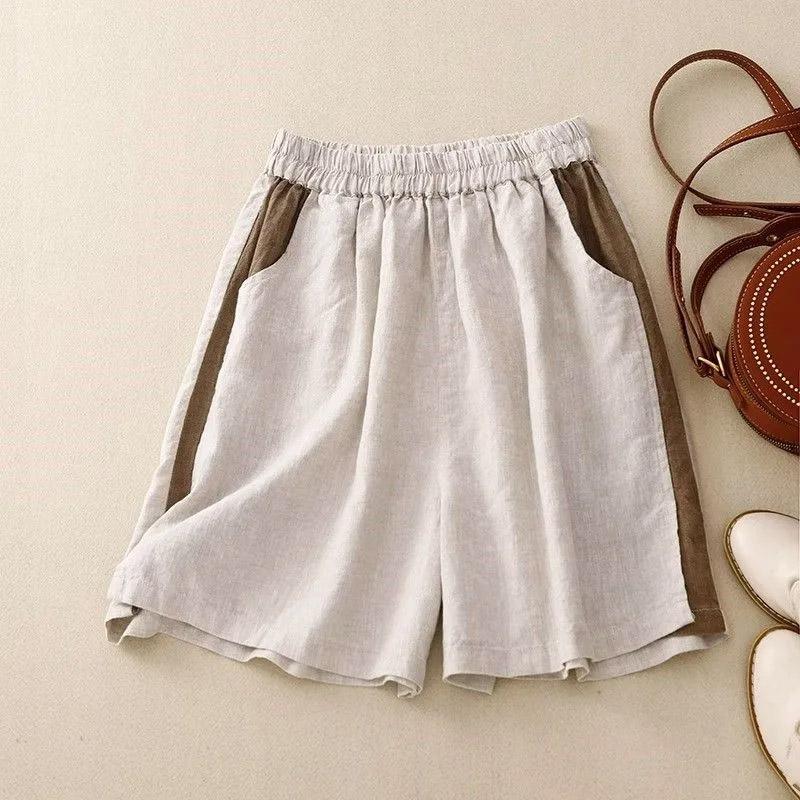 Shorts Women Summer Cotton Vintage Loose Large Size Casual Denim Wide Leg Pants Shorts S білий
Shorts Women Summer Cotton Vintage Loose Large Size Casual Denim Wide Leg Pants Shorts S білий
