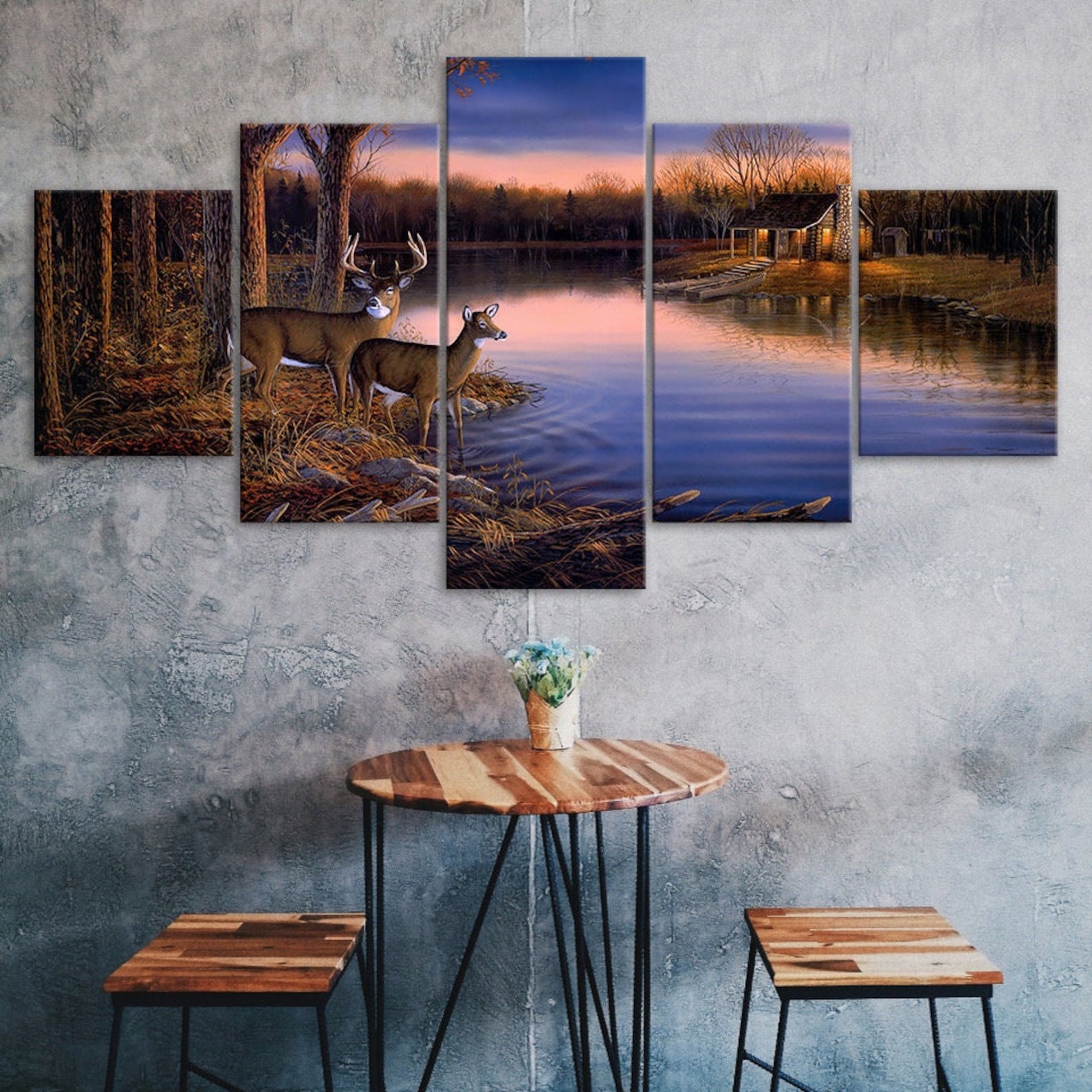 Antelope Deer Forest Lake Purple Sky 5 Piece Five Panel Wall Canvas Print Modern Art Poster Picture Home Decor Gift For Him For Her 20X35 20X45 20X55CM
Antelope Deer Forest Lake Purple Sky 5 Piece Five Panel Wall Canvas Print Modern Art Poster Picture Home Decor Gift For Him For Her 20X35 20X45 20X55CM