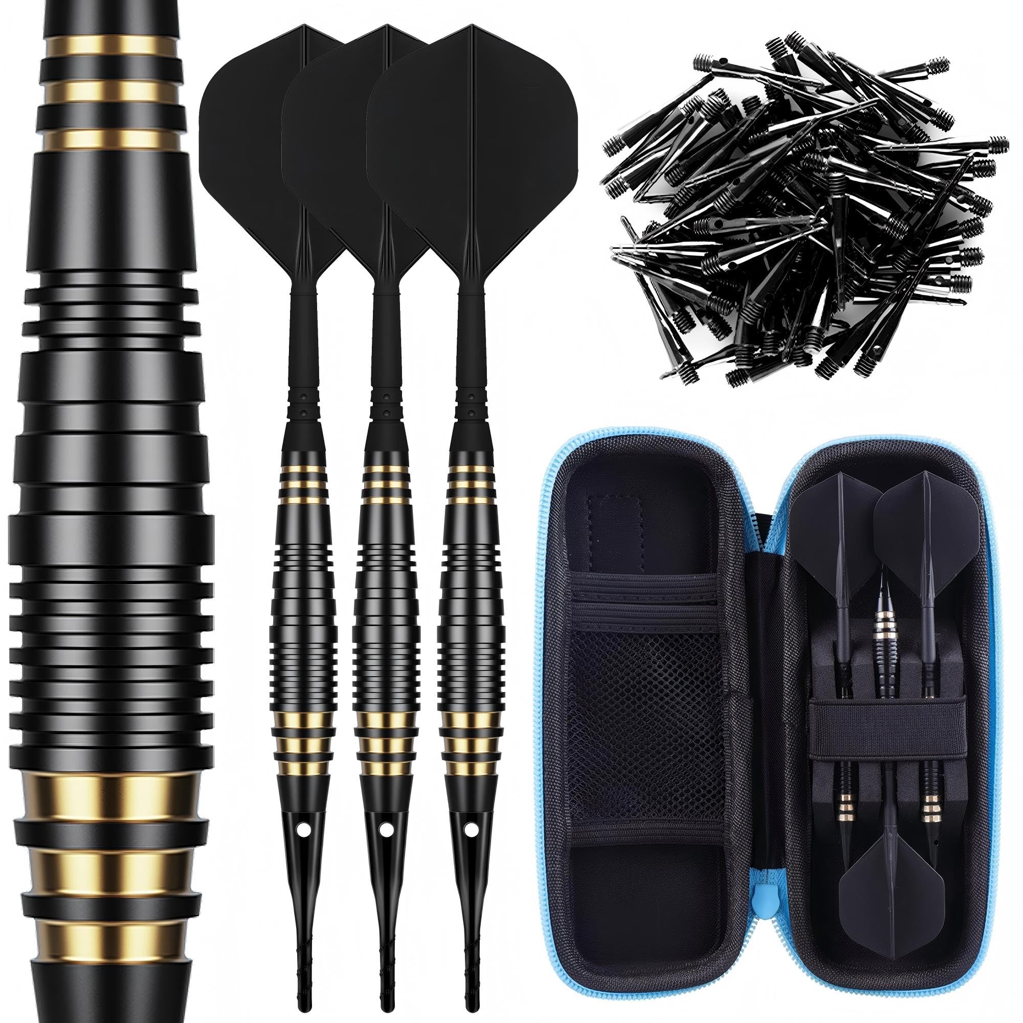 Cyeelife Pro Soft Tip Darts Set 18g, Includes 30 Extra Dart Tips and a Gift Storage Box, Plastic Dart Tips
Cyeelife Pro Soft Tip Darts Set 18g, Includes 30 Extra Dart Tips and a Gift Storage Box, Plastic Dart Tips