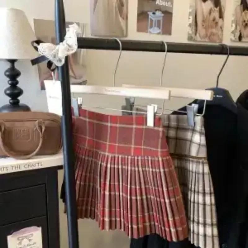 Autumn and Winter Pleated Skirt High Waist Versatile Skirt Retro Plaid Woolen Women s S червоний
Autumn and Winter Pleated Skirt High Waist Versatile Skirt Retro Plaid Woolen Women s S червоний