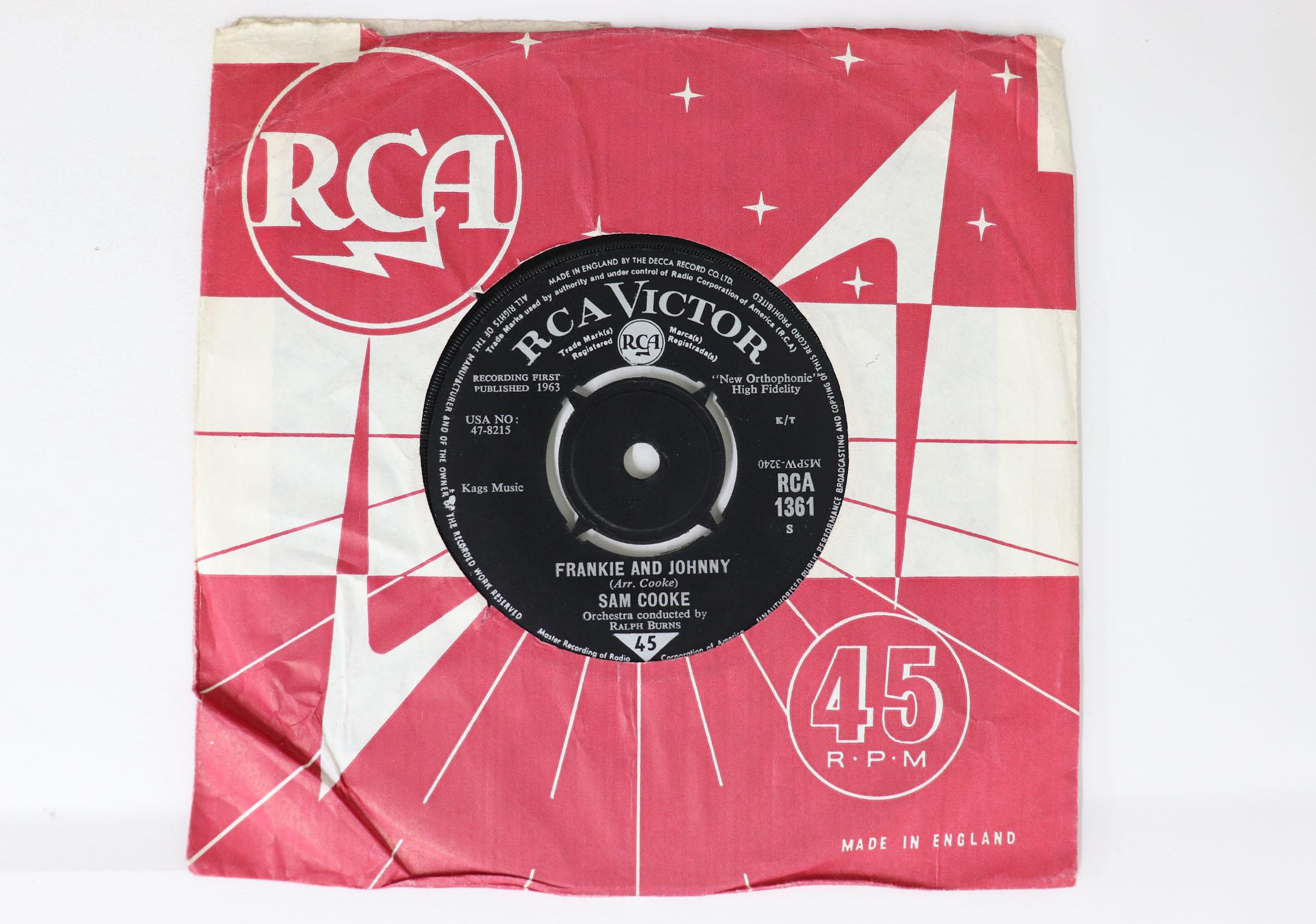 7inch Record SAM COOKE Frankie And Johnny Cool Train RCA1361 RCA VICTOR 1963 UK SoulFunk Used
7inch Record SAM COOKE Frankie And Johnny Cool Train RCA1361 RCA VICTOR 1963 UK SoulFunk Used