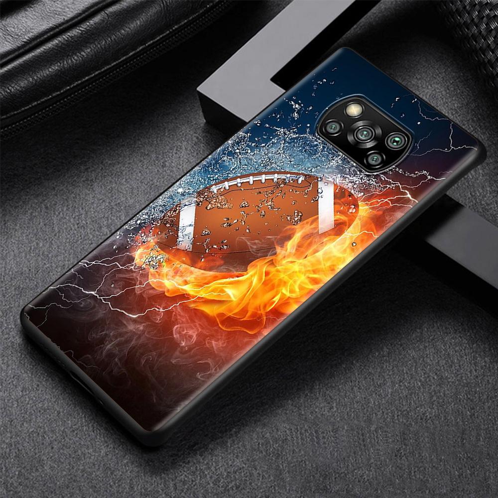 Футбольный мяч с горящим огнем, чехол для Xiaomi Poco X3 NFC M3 M4 Pocophone F1 F3 Redmi Note 9s 9 8 10 Pro, черный чехол для телефона Xiaomi Poco M4Pro 5G
Футбольный мяч с горящим огнем, чехол для Xiaomi Poco X3 NFC M3 M4 Pocophone F1 F3 Redmi Note 9s 9 8 10 Pro, черный чехол для телефона Xiaomi Poco M4Pro 5G