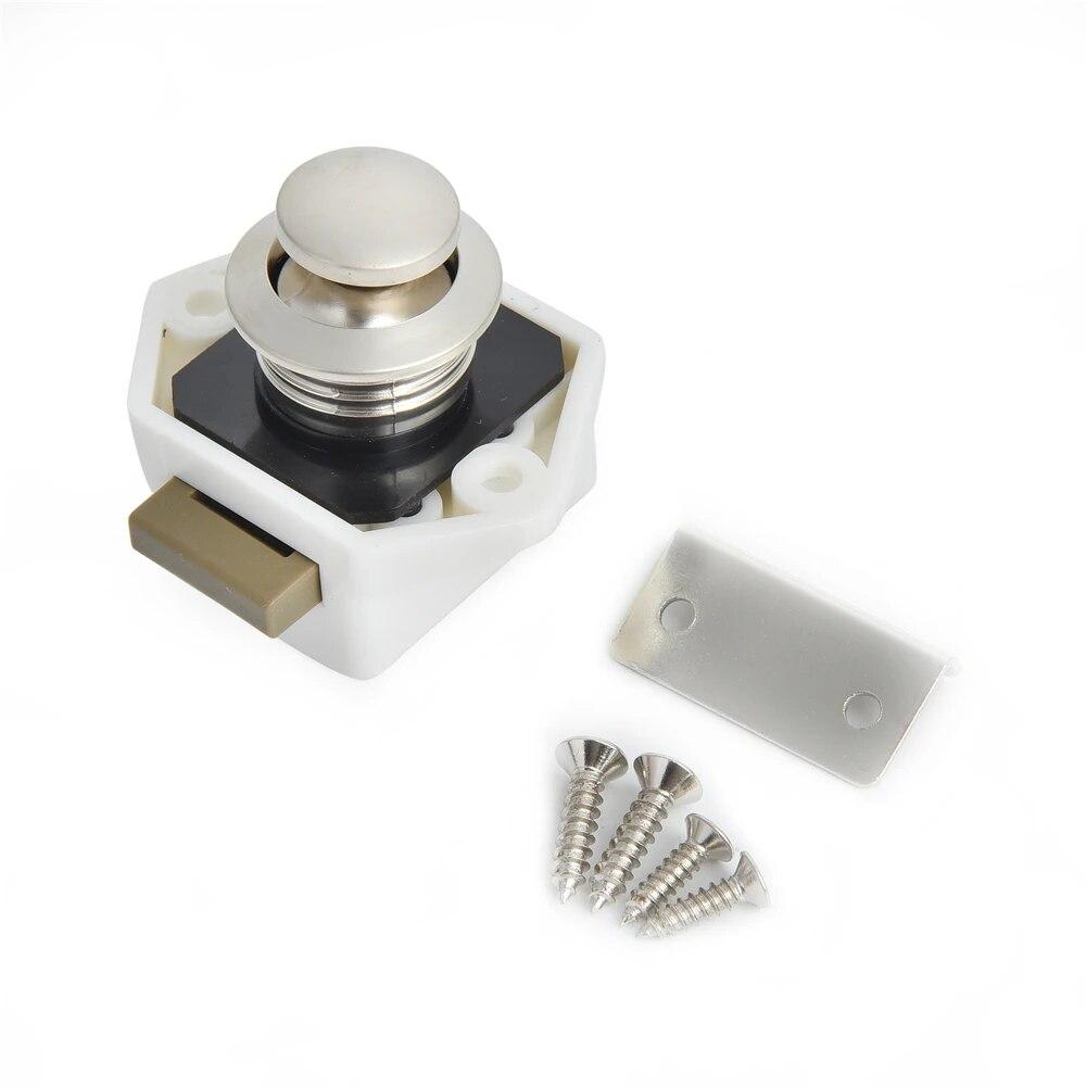 KAK 10шт Кемпер Автомобіль Push Lock RV Караван Човен Мотор Домашня шафа Ящик Засув Кнопка Замки Меблеві дверні замки Фурнітура Carlock002-White
KAK 10шт Кемпер Автомобіль Push Lock RV Караван Човен Мотор Домашня шафа Ящик Засув Кнопка Замки Меблеві дверні замки Фурнітура Carlock002-White