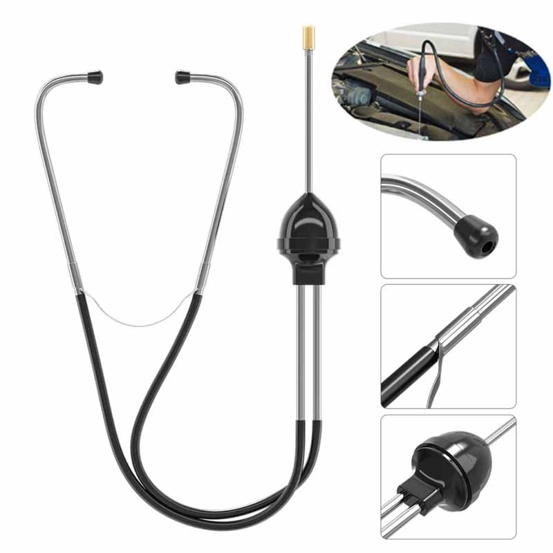 Car Cylinder Stethoscope Stainless Steel Auto Mechanics Stethoscope Car Engine Block Diagnostic Tool Hearing Car Repair Tool чорний
Car Cylinder Stethoscope Stainless Steel Auto Mechanics Stethoscope Car Engine Block Diagnostic Tool Hearing Car Repair Tool чорний