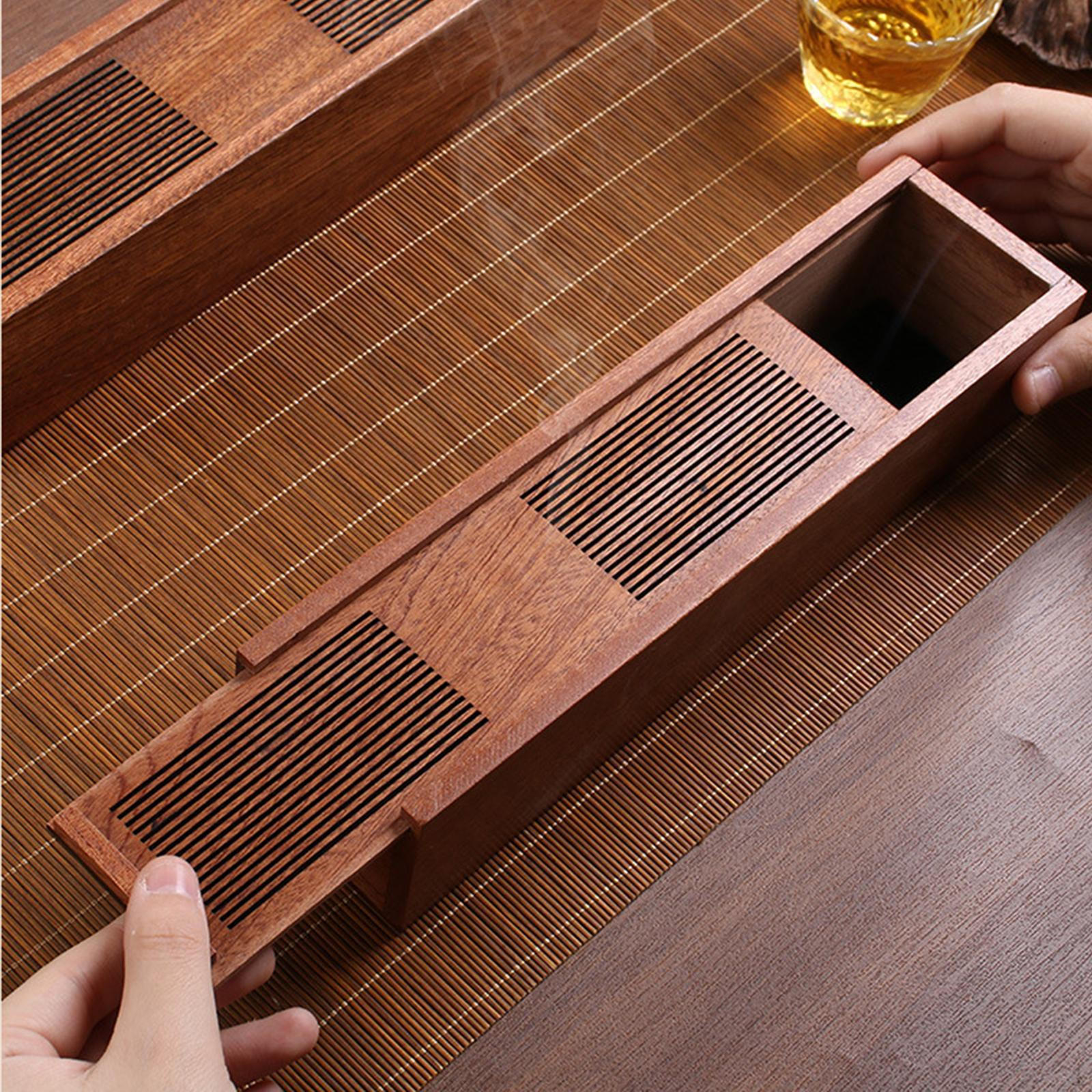 Incense Stick Holder Storage Container Wooden Portable Lightweight Box Empty for Indoor
Incense Stick Holder Storage Container Wooden Portable Lightweight Box Empty for Indoor