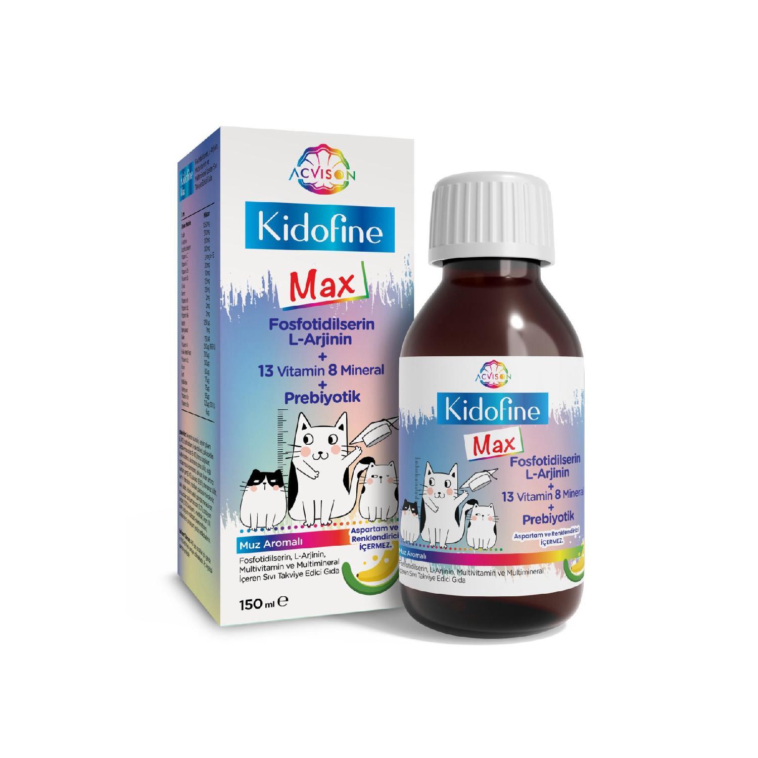 Kidofine Max Multivitamin Phosphotylserin For Children L-argenine 13 Vitamin 8 Mineral Prebiotic
Kidofine Max Multivitamin Phosphotylserin For Children L-argenine 13 Vitamin 8 Mineral Prebiotic