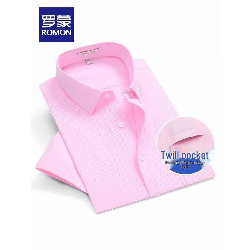 ROMON Men s Business Casual Moisture-Wicking Short Sleeve Shirt 38
ROMON Men s Business Casual Moisture-Wicking Short Sleeve Shirt 38