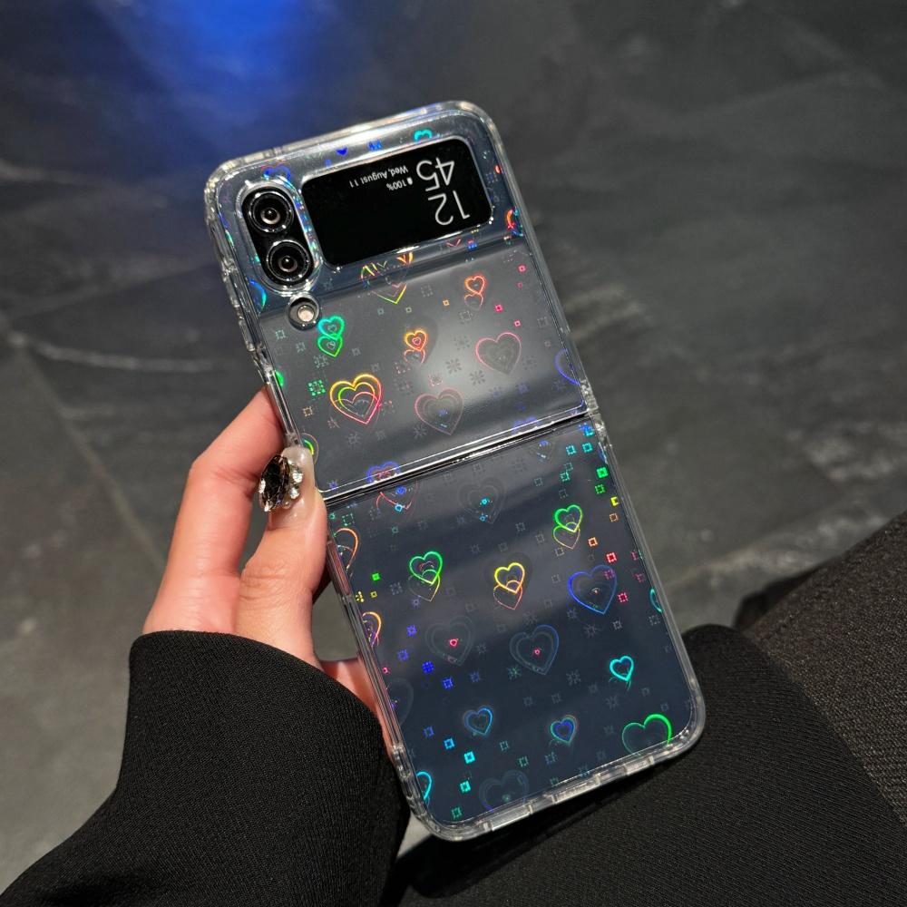 Роскошный лазерный чехол-сердечко для телефона Samsung Galaxy Z Flip 6 5 4 3 Zflip6 Zflip5 Zflip4 Zflip3 Прозрачный складной чехол For Samsung Galaxy Z Flip6
Роскошный лазерный чехол-сердечко для телефона Samsung Galaxy Z Flip 6 5 4 3 Zflip6 Zflip5 Zflip4 Zflip3 Прозрачный складной чехол For Samsung Galaxy Z Flip6