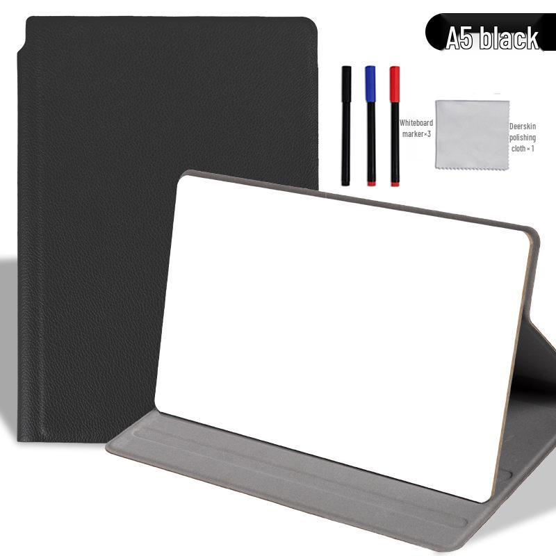 Portable Leather Whiteboard Notebook: Folding Desktop Writing and Drafting Board чорний
Portable Leather Whiteboard Notebook: Folding Desktop Writing and Drafting Board чорний
