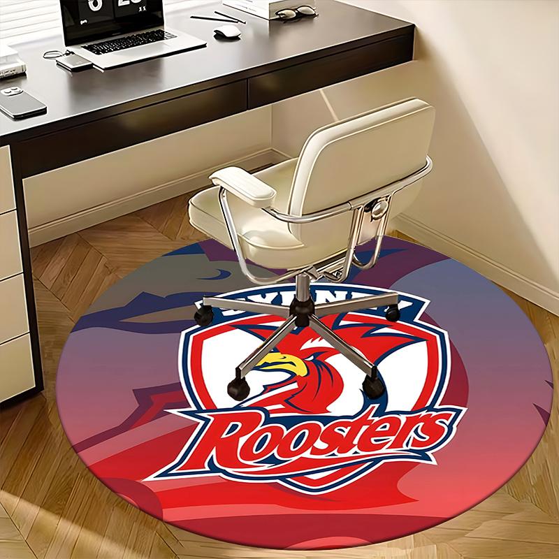 Sydney Roosters,Rugby Team Logo Chair mat Round Rug Office carpet, Machine Washable, Non slip, Suitable for Living Rooms, Bedrooms 100cm
Sydney Roosters,Rugby Team Logo Chair mat Round Rug Office carpet, Machine Washable, Non slip, Suitable for Living Rooms, Bedrooms 100cm