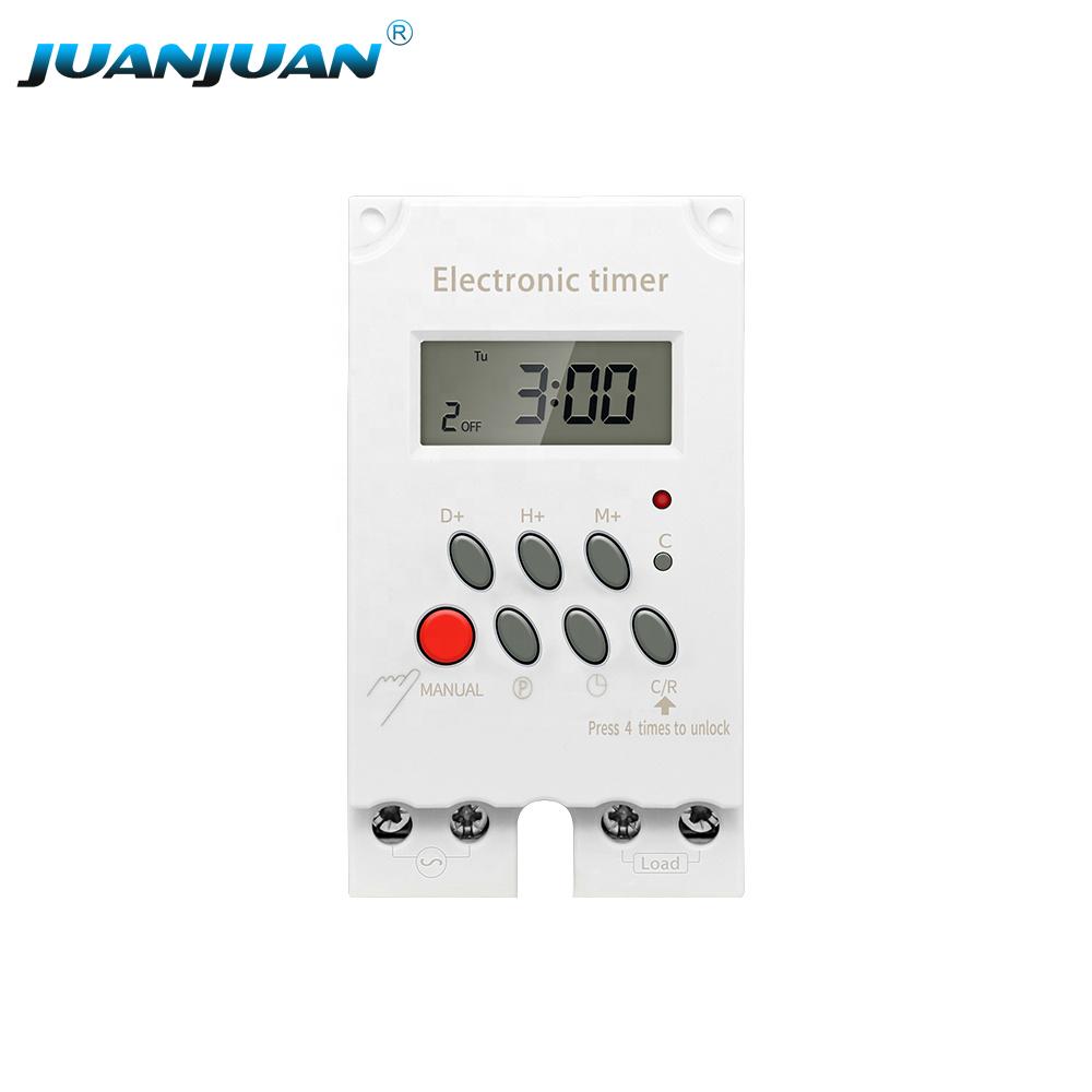 KG316T-II Digital Timer 220V 3A Programmable Timing Control Switch Time Relay Micro-computer Electronic Time Switch Relay белый
KG316T-II Digital Timer 220V 3A Programmable Timing Control Switch Time Relay Micro-computer Electronic Time Switch Relay белый