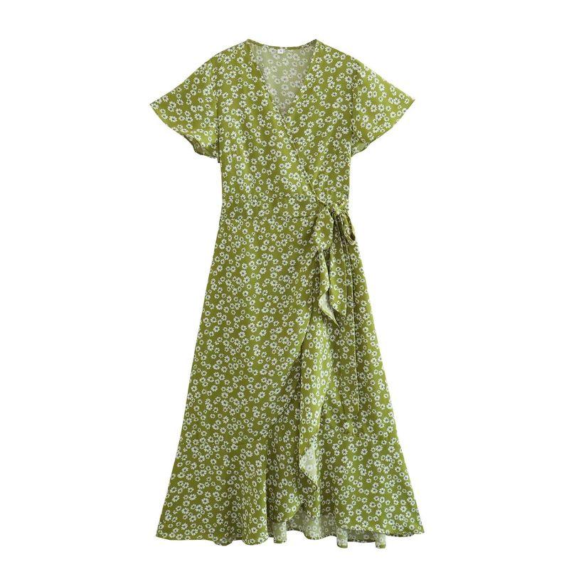 Women s New Fashion Wind Wrap Dress Daisy Green L
Women s New Fashion Wind Wrap Dress Daisy Green L