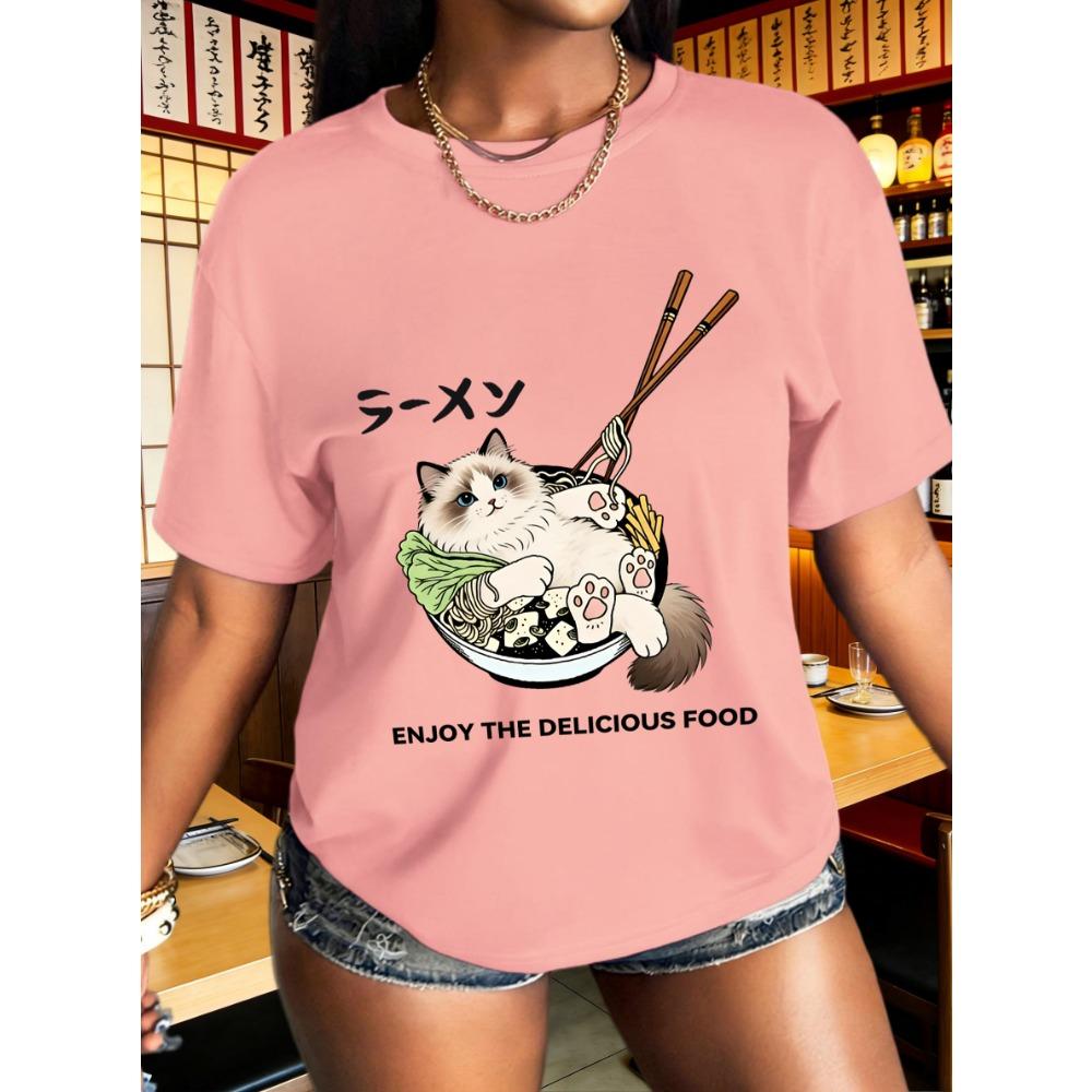 Cat Lying Down After Eating Too Much Printed Women Y2K Tee Shirts Casual Breathable T-Shirt Summer Jogging Streetwear 3XL
Cat Lying Down After Eating Too Much Printed Women Y2K Tee Shirts Casual Breathable T-Shirt Summer Jogging Streetwear 3XL