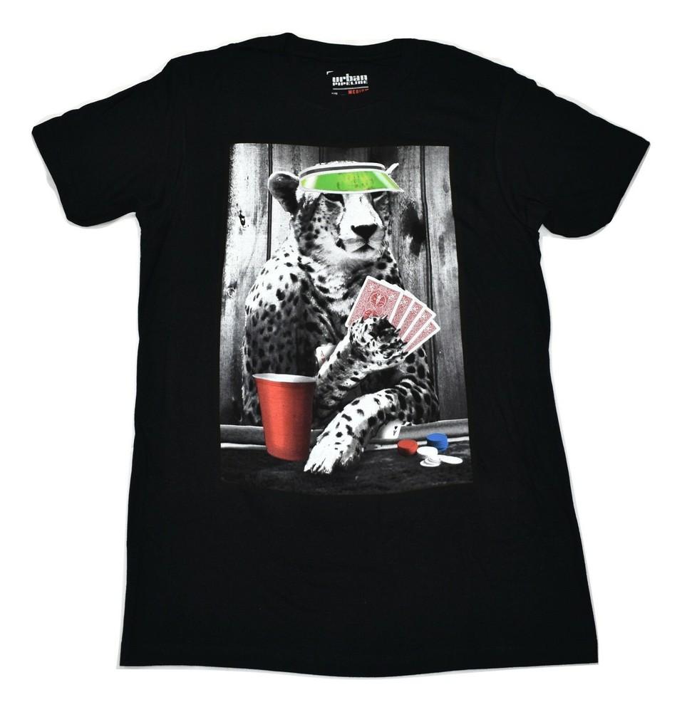 Urban Pipeline Mens Gambling Cat Leopard Cheetah Poker Funny Shirt New 4XL
Urban Pipeline Mens Gambling Cat Leopard Cheetah Poker Funny Shirt New 4XL