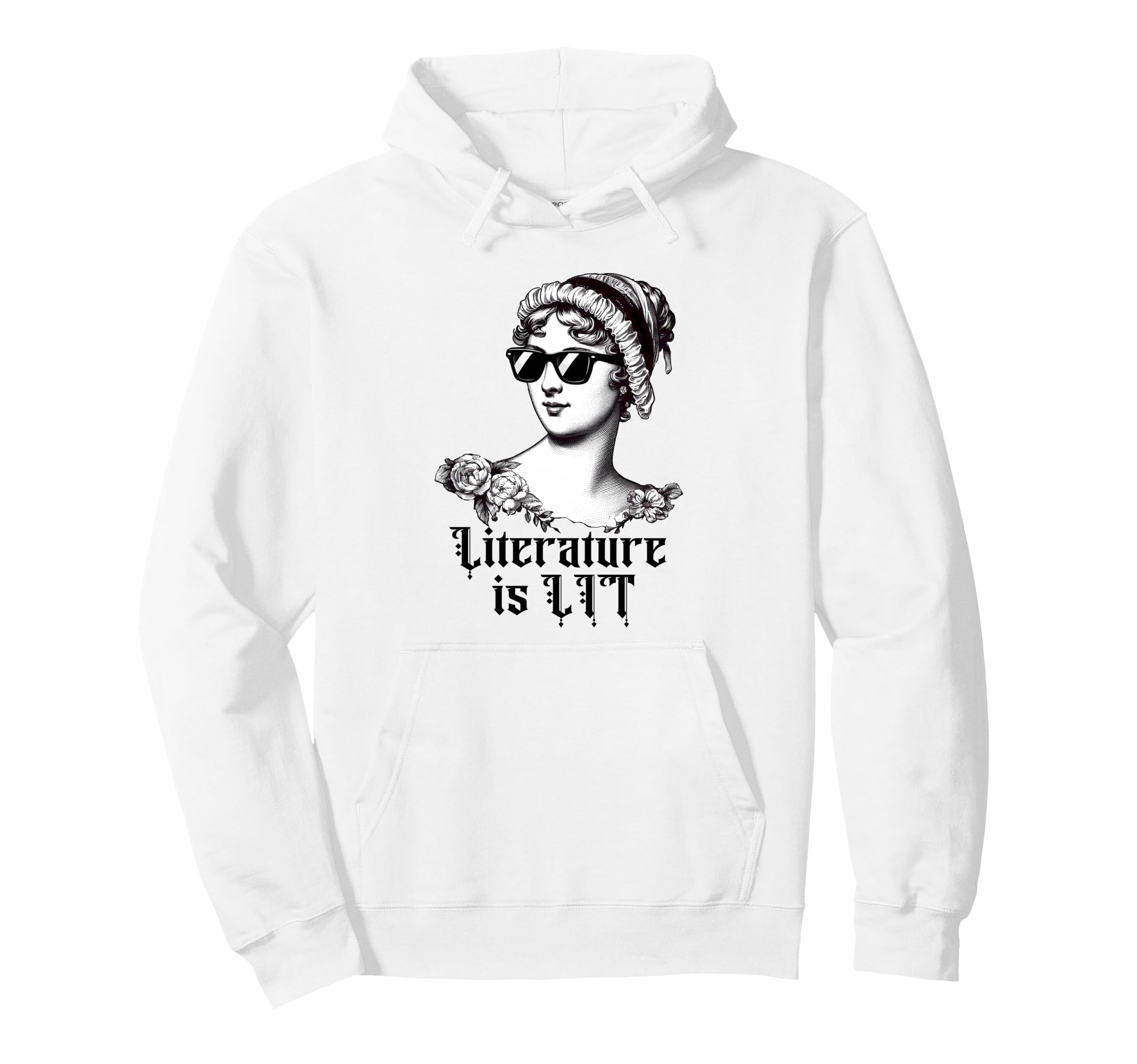 LITERATURE IS LIT Fun Jane Austen Sunglasses Meme Hoodie
LITERATURE IS LIT Fun Jane Austen Sunglasses Meme Hoodie