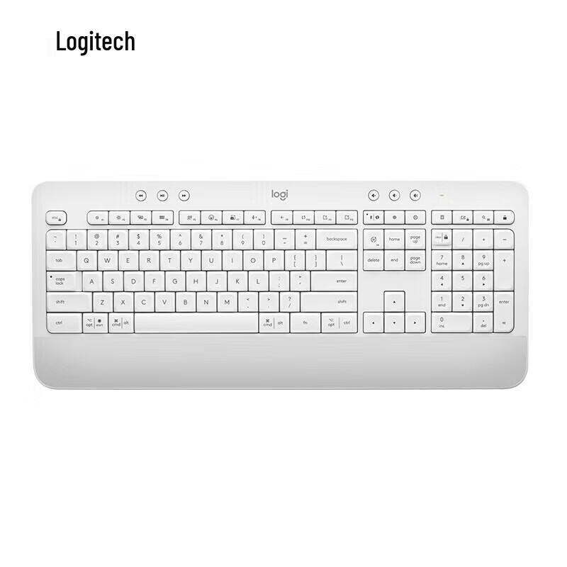 Logitech K650 Wireless Dual-Mode Office Keyboard with Palm Rest
Logitech K650 Wireless Dual-Mode Office Keyboard with Palm Rest