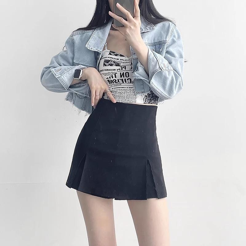 2023 Summer Versatile High-Waisted A-Line Mini Skirt with Side Slits in Women s Plus Sizes L
2023 Summer Versatile High-Waisted A-Line Mini Skirt with Side Slits in Women s Plus Sizes L