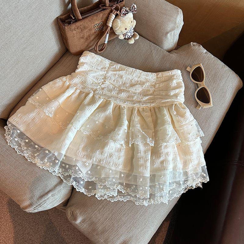 Sweet & Spicy Petite Puff Skirt - French Lace Trim, Pure White, Pleated, High-Waisted A-Line for a Girlish Feel 2XL абрикосовий
Sweet & Spicy Petite Puff Skirt - French Lace Trim, Pure White, Pleated, High-Waisted A-Line for a Girlish Feel 2XL абрикосовий
