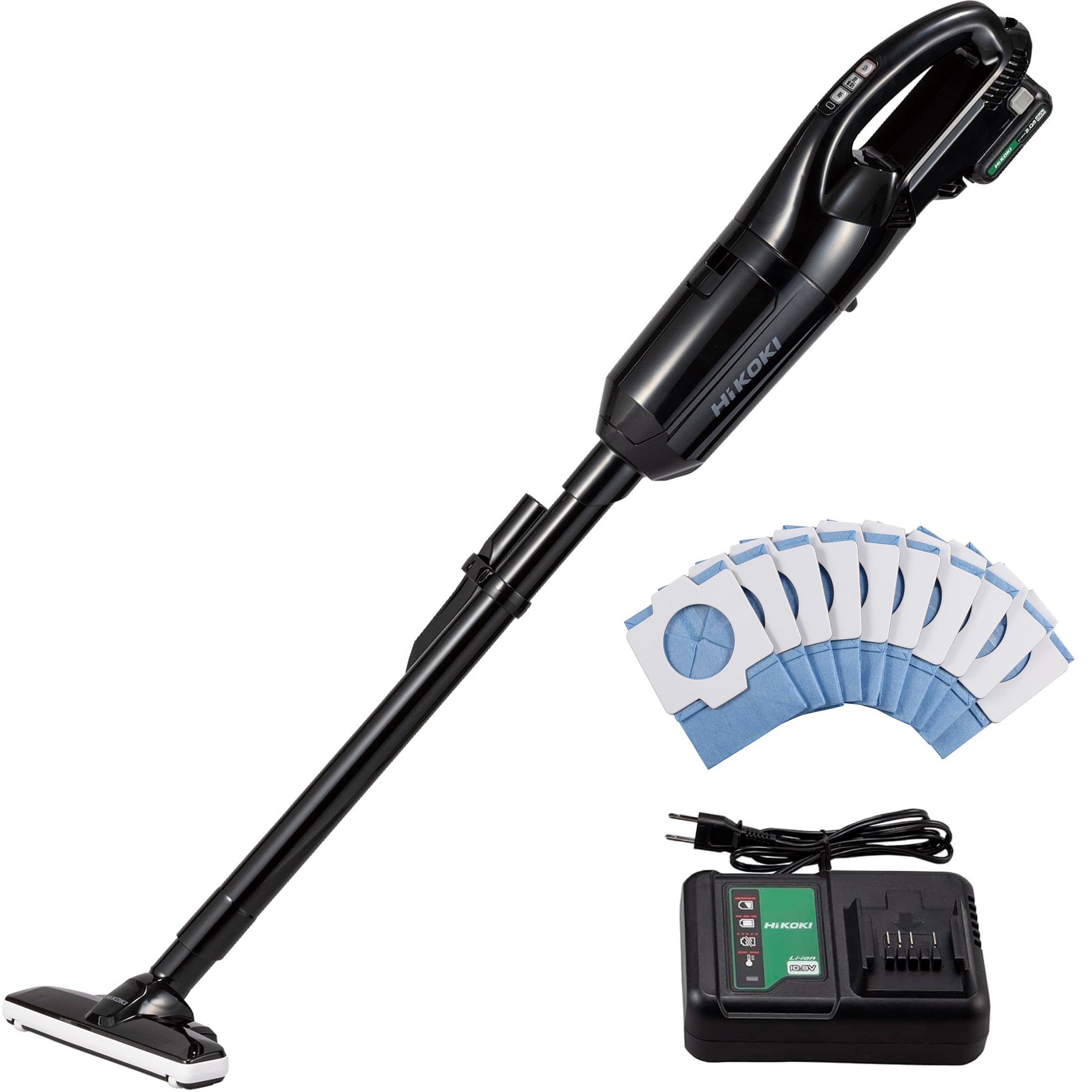 HiKOKI Cordless Cleaner R12DPA Паперовий пилосос, легкий чорний, з акумулятором і зарядним пристроєм 10,8 В, 1,1 кг R12DPA(BSB)
HiKOKI Cordless Cleaner R12DPA Паперовий пилосос, легкий чорний, з акумулятором і зарядним пристроєм 10,8 В, 1,1 кг R12DPA(BSB)