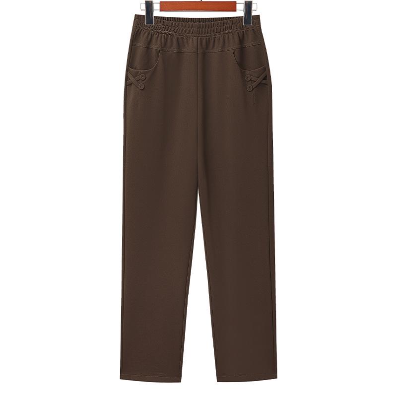 Mom s High-Waisted Elastic Straight-Leg Pants for Spring & Autumn - Versatile Slimming Casual Wear for Middle-Aged & Elderly Women 4XL (135-150 jin) кофейный
Mom s High-Waisted Elastic Straight-Leg Pants for Spring & Autumn - Versatile Slimming Casual Wear for Middle-Aged & Elderly Women 4XL (135-150 jin) кофейный