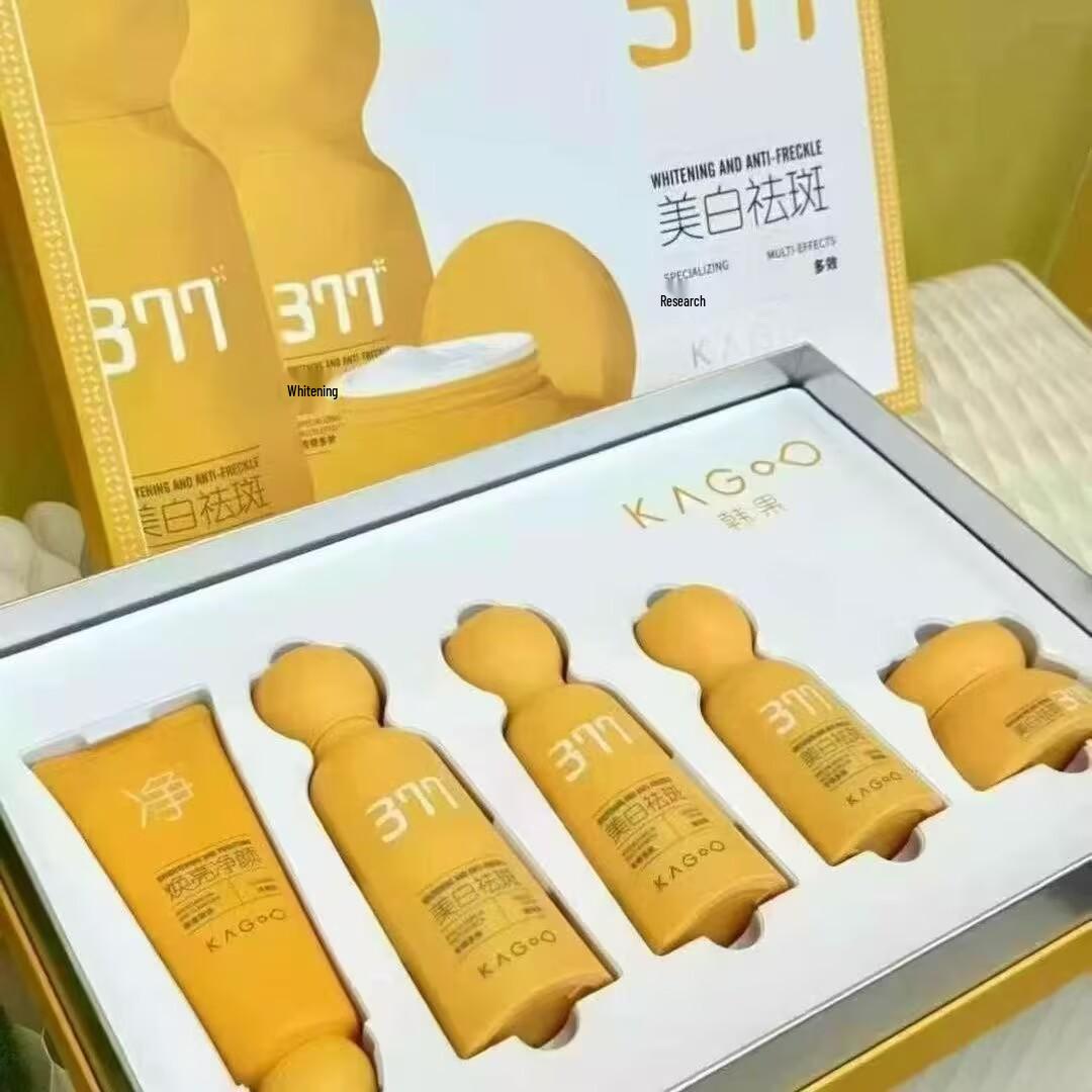 KAGOO Корейський набір для відбілювання та видалення пігментних плям з фруктів: Есенція, лосьйон, засіб для вмивання з множинною дією.
KAGOO Корейський набір для відбілювання та видалення пігментних плям з фруктів: Есенція, лосьйон, засіб для вмивання з множинною дією.