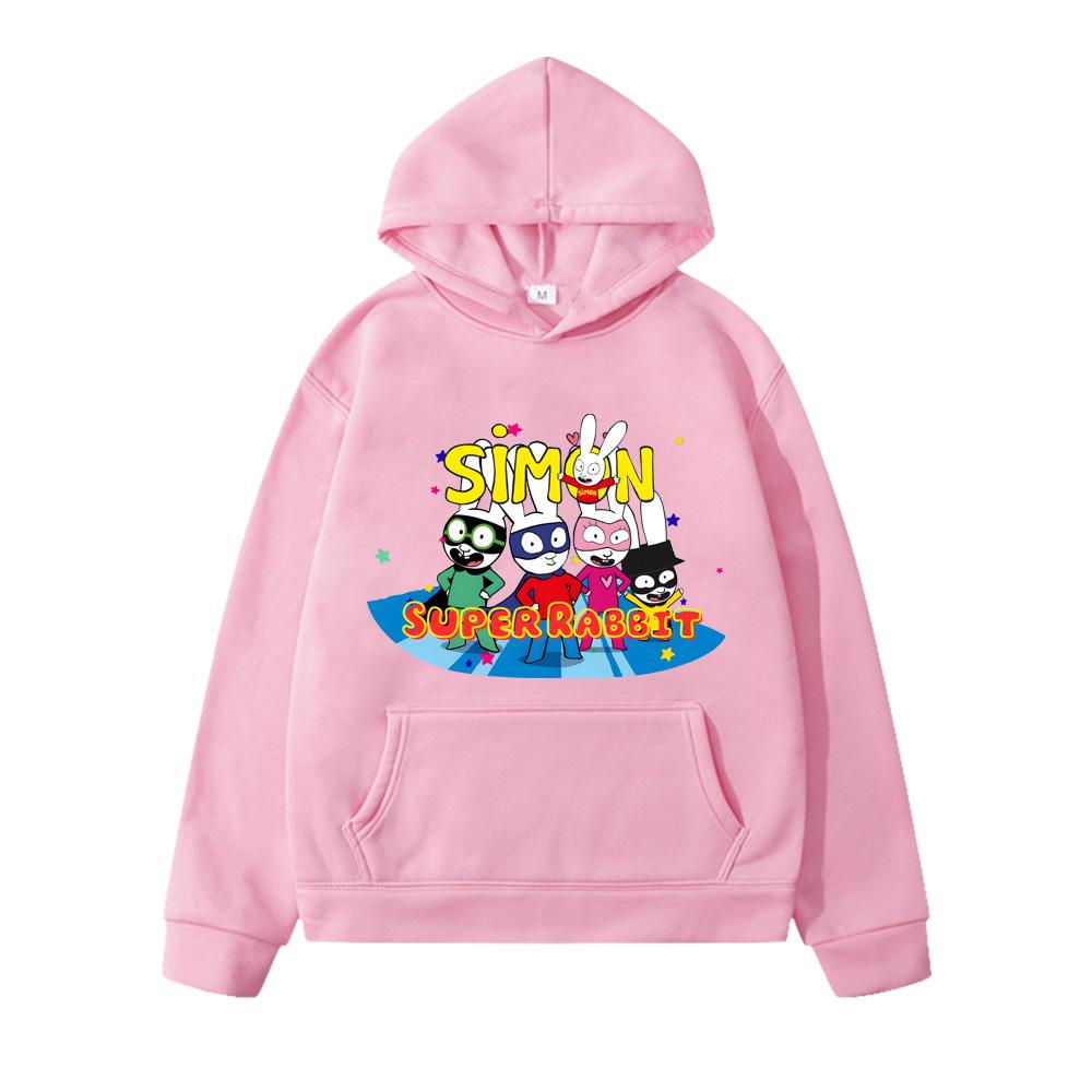 Simon Super Rabbit Hoodies Cute Boys/ Girls Cartoon Hoody Children Funko Long Sleeve Camisetas Casual Kawaii Hoody 120 розовый
Simon Super Rabbit Hoodies Cute Boys/ Girls Cartoon Hoody Children Funko Long Sleeve Camisetas Casual Kawaii Hoody 120 розовый