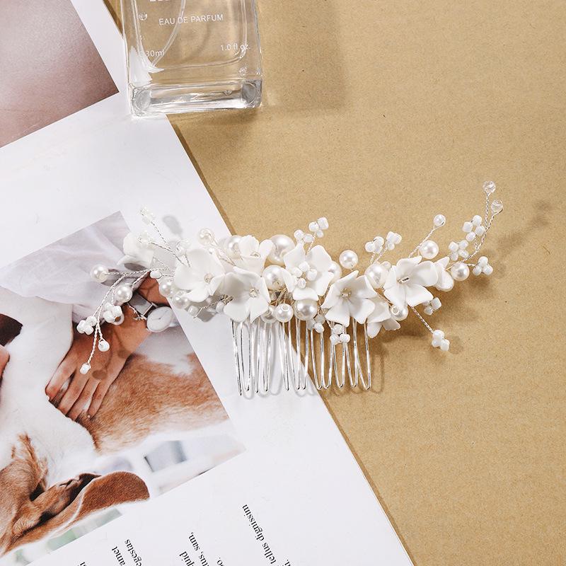 European & American Bridal Hair Accessories: Korean Version Rhinestone Handmade Hair Comb for Weddings белый
European & American Bridal Hair Accessories: Korean Version Rhinestone Handmade Hair Comb for Weddings белый