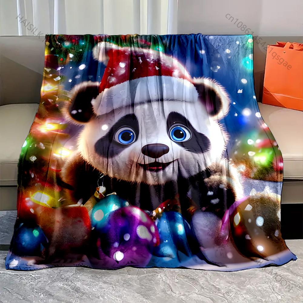 Panda Christmas Lights with Ornaments Pattern Blanket Flannel Material Soft Warm for All Seasons,For Home Camping Picnics RV 75x90cm
Panda Christmas Lights with Ornaments Pattern Blanket Flannel Material Soft Warm for All Seasons,For Home Camping Picnics RV 75x90cm