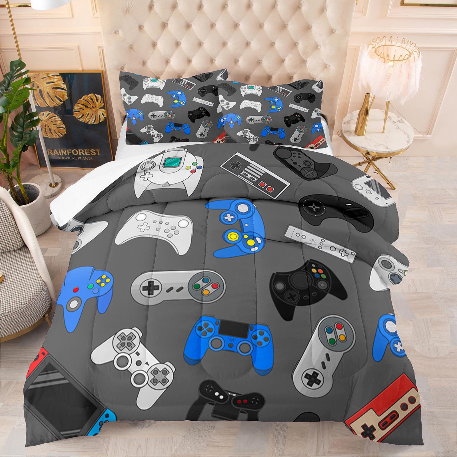 Gamepad Bedding Set For Bedroom Soft Modern Bedding Set Comefortable Kids Duvet Cover Video Game Quilt Cover And Pillowcase EU Single(135*200cm)3pcs
Gamepad Bedding Set For Bedroom Soft Modern Bedding Set Comefortable Kids Duvet Cover Video Game Quilt Cover And Pillowcase EU Single(135*200cm)3pcs