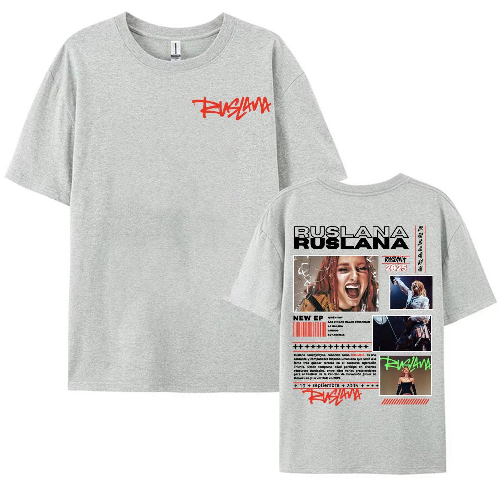 Singer Ruslana Album Tour 2026 Merch T Shirts Unisex Womens Clothing Fashion Aesthetic Tshirt Hip Hop Casual High Quality T Shirt S
Singer Ruslana Album Tour 2026 Merch T Shirts Unisex Womens Clothing Fashion Aesthetic Tshirt Hip Hop Casual High Quality T Shirt S