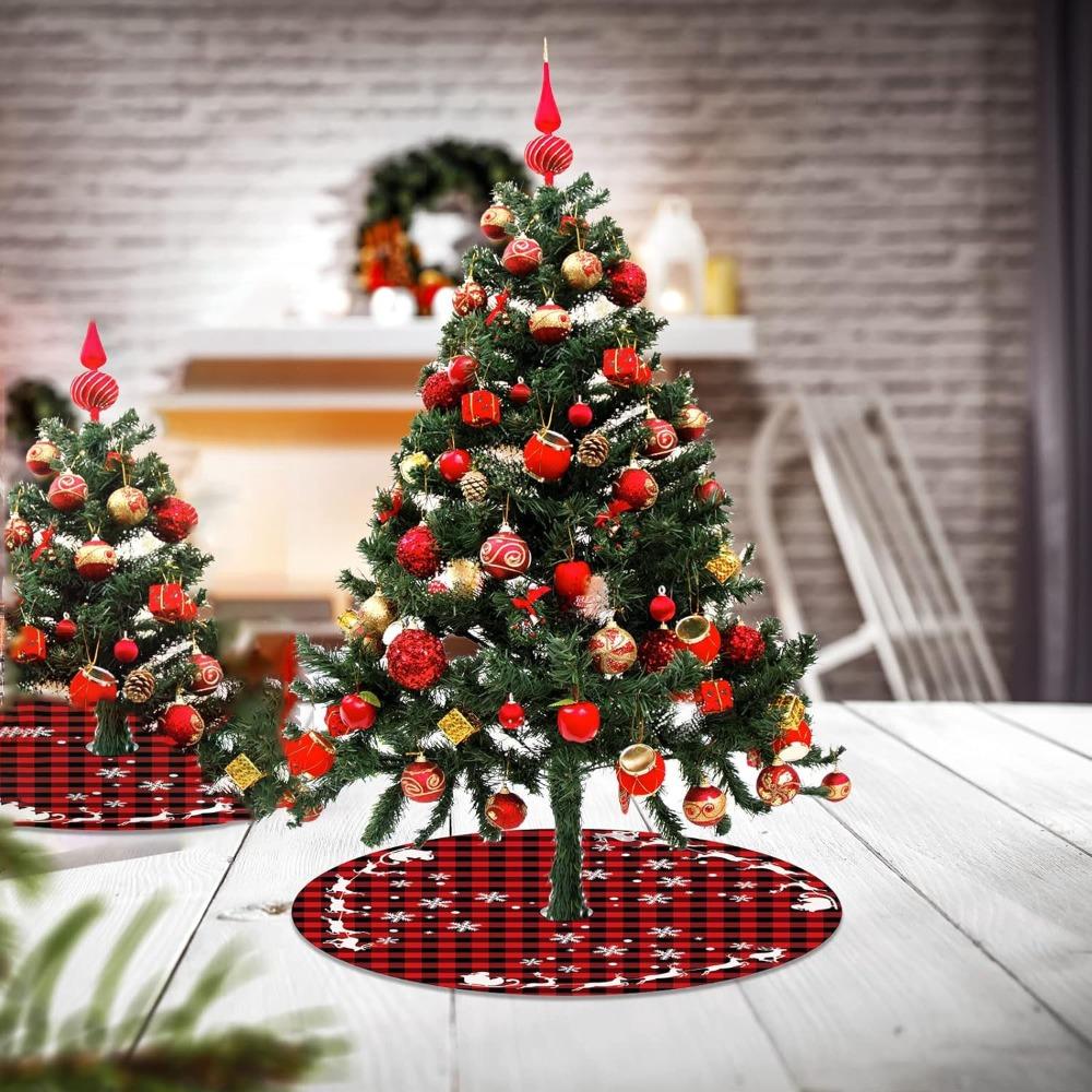 90/120cm Christmas Tree Skirts Red Swirl Xmas Tree Carpet Christmas Tree Mat Birthday S-Style F
90/120cm Christmas Tree Skirts Red Swirl Xmas Tree Carpet Christmas Tree Mat Birthday S-Style F