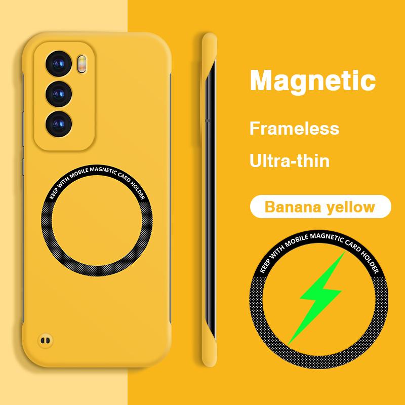 Magnetic Frameless Thin Phone Case for OPPO Reno12 Reno 12 Pro 12Pro 5G China Global Funda Luxury Hard PC Candy Color Back Cover OPPO Reno12 Pro банан жовтий колір
Magnetic Frameless Thin Phone Case for OPPO Reno12 Reno 12 Pro 12Pro 5G China Global Funda Luxury Hard PC Candy Color Back Cover OPPO Reno12 Pro банан жовтий колір