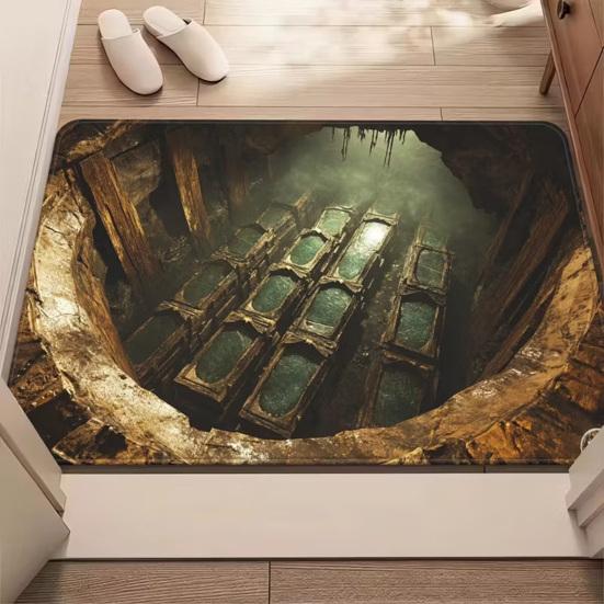 3D Килим з Діркою Реалістична Безодня Килимок для Підлоги Смішний Килим з Оптичною Ілюзією з Нековзною Підкладкою для Входу Вітальні Ванної Кімнати 60*90cm
3D Килим з Діркою Реалістична Безодня Килимок для Підлоги Смішний Килим з Оптичною Ілюзією з Нековзною Підкладкою для Входу Вітальні Ванної Кімнати 60*90cm