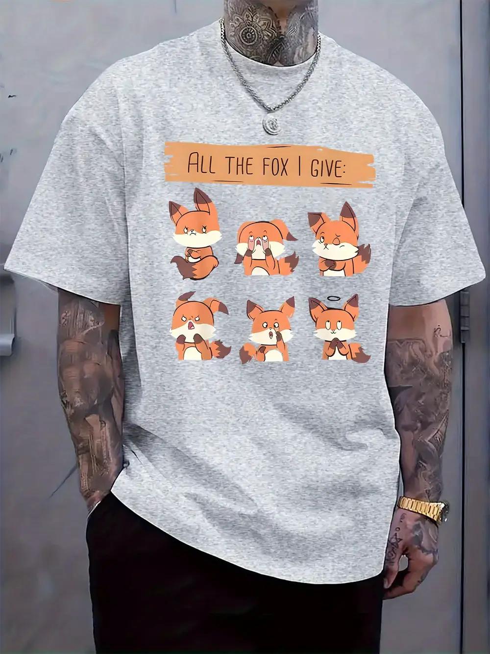 White All the Fox I Give Graphic T-shirt - Casual Crew Neck S
White All the Fox I Give Graphic T-shirt - Casual Crew Neck S