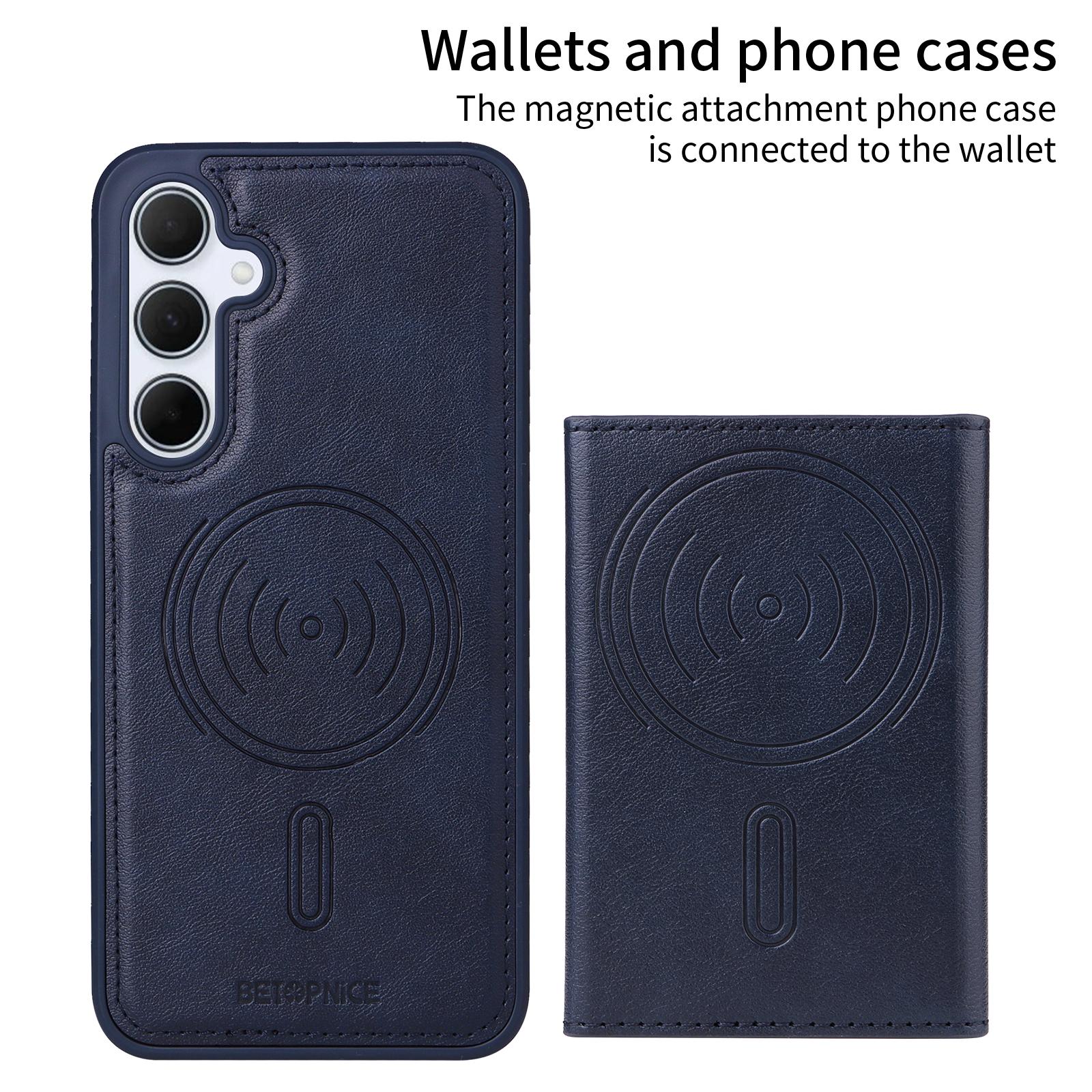 For Samsung Galaxy A35 5G Magnetic Case BETOPNICE Leather Phone Cover Kickstand with Detachable Card Bag Blue
For Samsung Galaxy A35 5G Magnetic Case BETOPNICE Leather Phone Cover Kickstand with Detachable Card Bag Blue