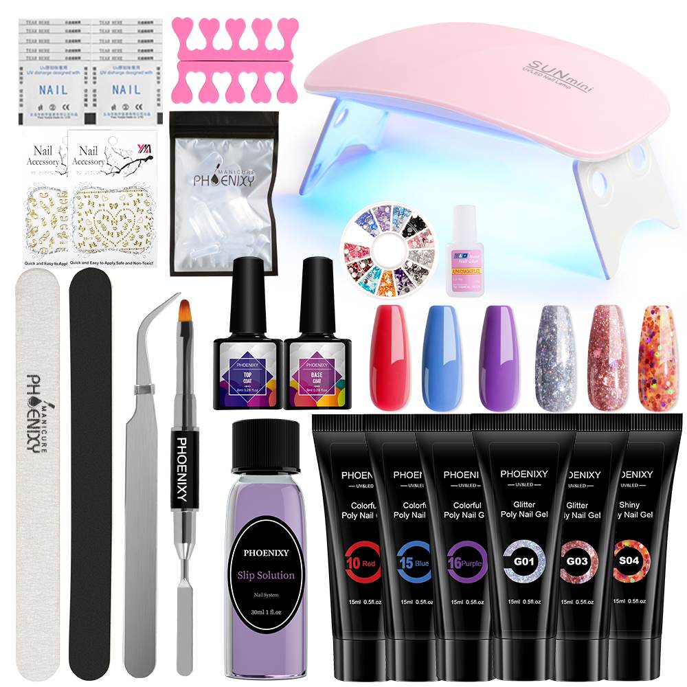 PHOENIXY Poly UV Gel Set 15 мл Полигель для ногтей с УФ-светодиодной лампой Гель для быстрого наращивания ногтей для наращивания ногтей
PHOENIXY Poly UV Gel Set 15 мл Полигель для ногтей с УФ-светодиодной лампой Гель для быстрого наращивания ногтей для наращивания ногтей