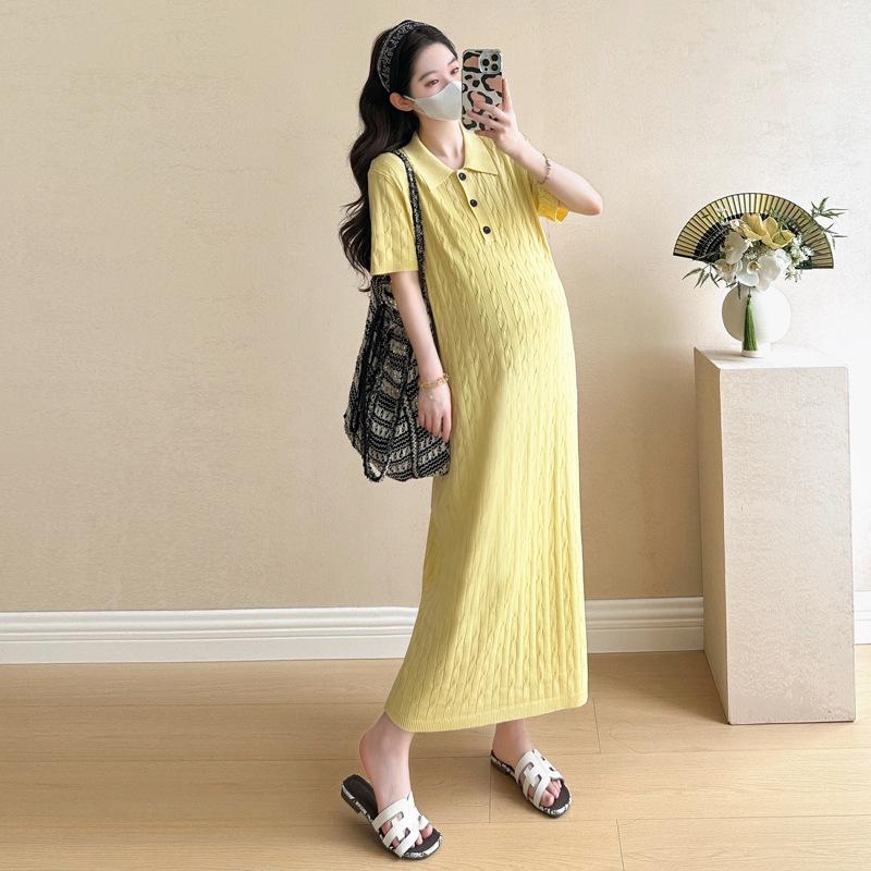 Korean Style Maternity Knit Dress with Embroidery & Pleats for Summer 2026 Double Extra Large жёлтый
Korean Style Maternity Knit Dress with Embroidery & Pleats for Summer 2026 Double Extra Large жёлтый