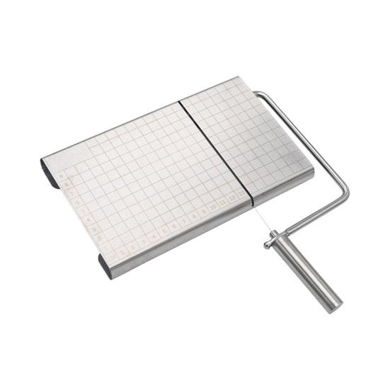 Слайсер для сыра с 6 сменными проволоками, прозрачной шкалой, многофункциональный, из нержавеющей стали, ручной инструмент для нарезки, для ветчины, колбасы, сыра серебряный
Слайсер для сыра с 6 сменными проволоками, прозрачной шкалой, многофункциональный, из нержавеющей стали, ручной инструмент для нарезки, для ветчины, колбасы, сыра серебряный