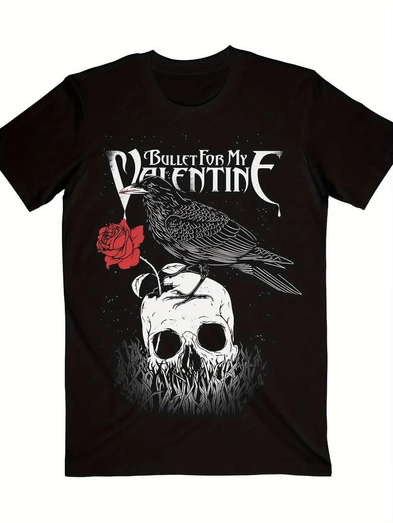 Cotton patterned short sleeved shirt suitable for both Unisex and Women Summer Bullet For My Valentine Raven Tshirt 4XL
Cotton patterned short sleeved shirt suitable for both Unisex and Women Summer Bullet For My Valentine Raven Tshirt 4XL